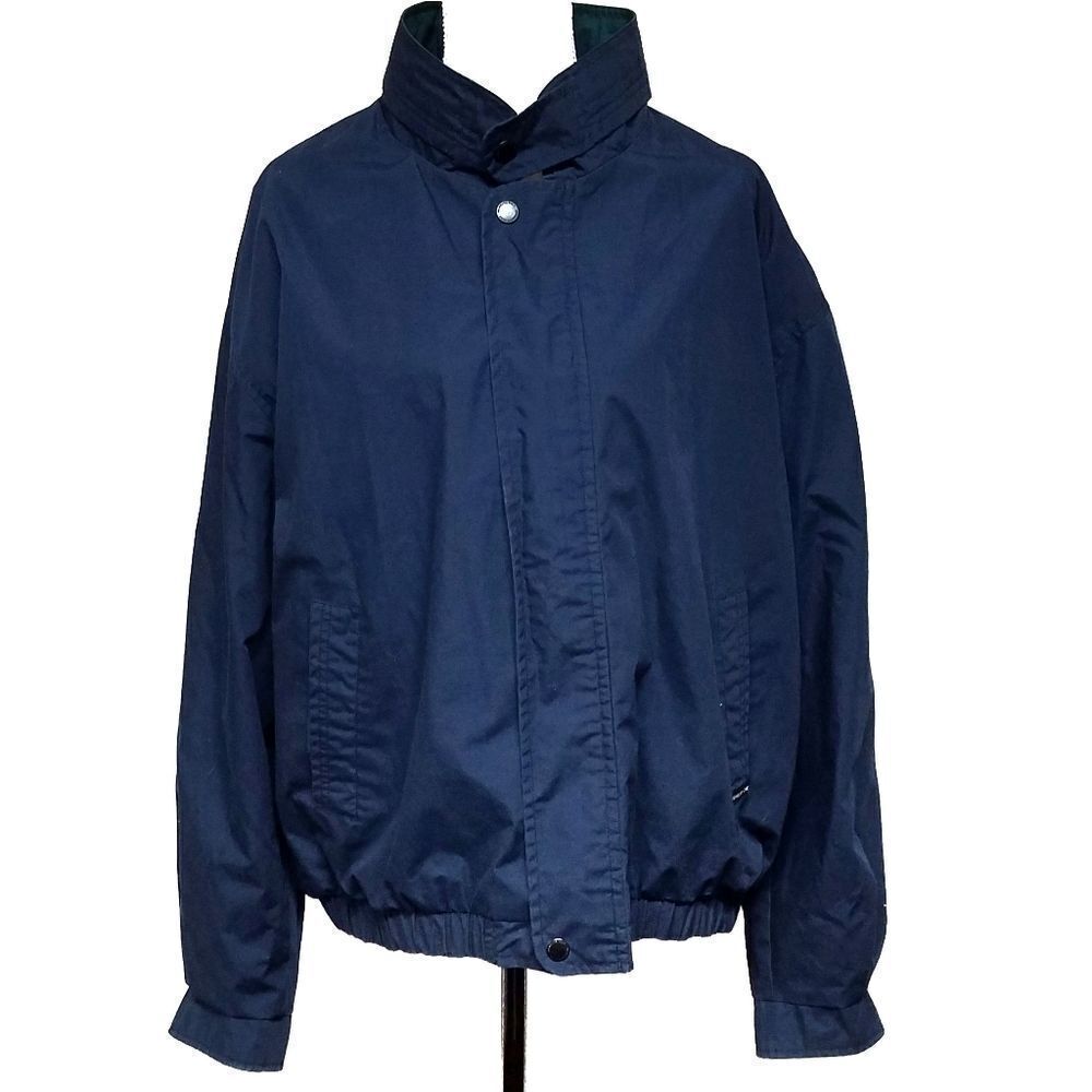VINTAGE Members Only Blue Cafe Racer Jacket Coat